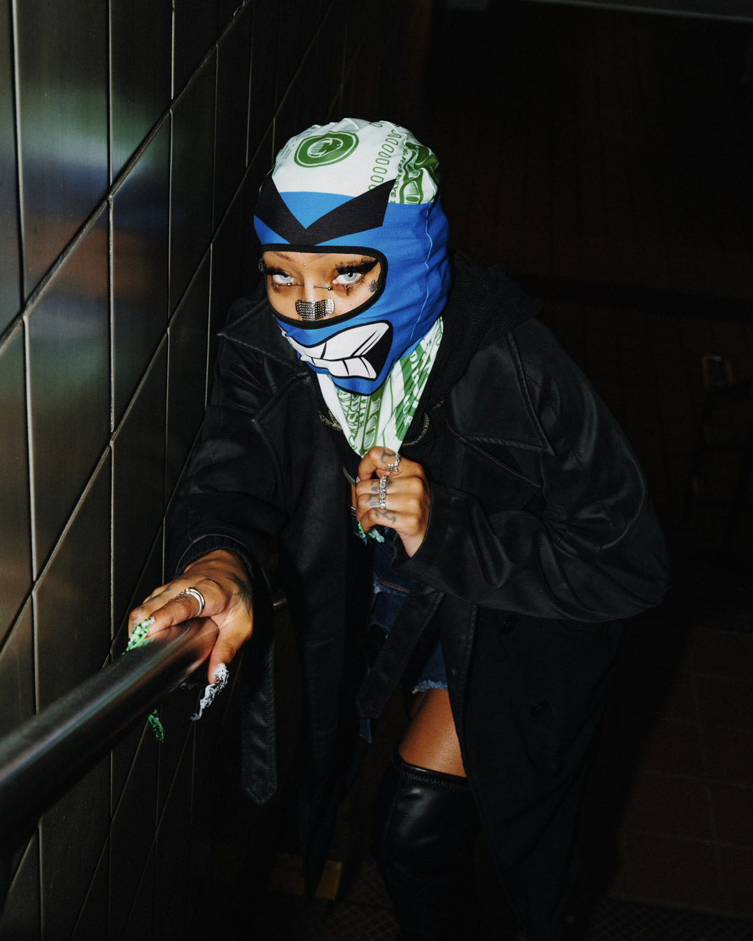 MONEY BOY SKI MASK (BLUE)